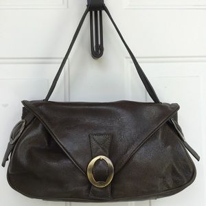 Leather Green Moss Hobo Bag